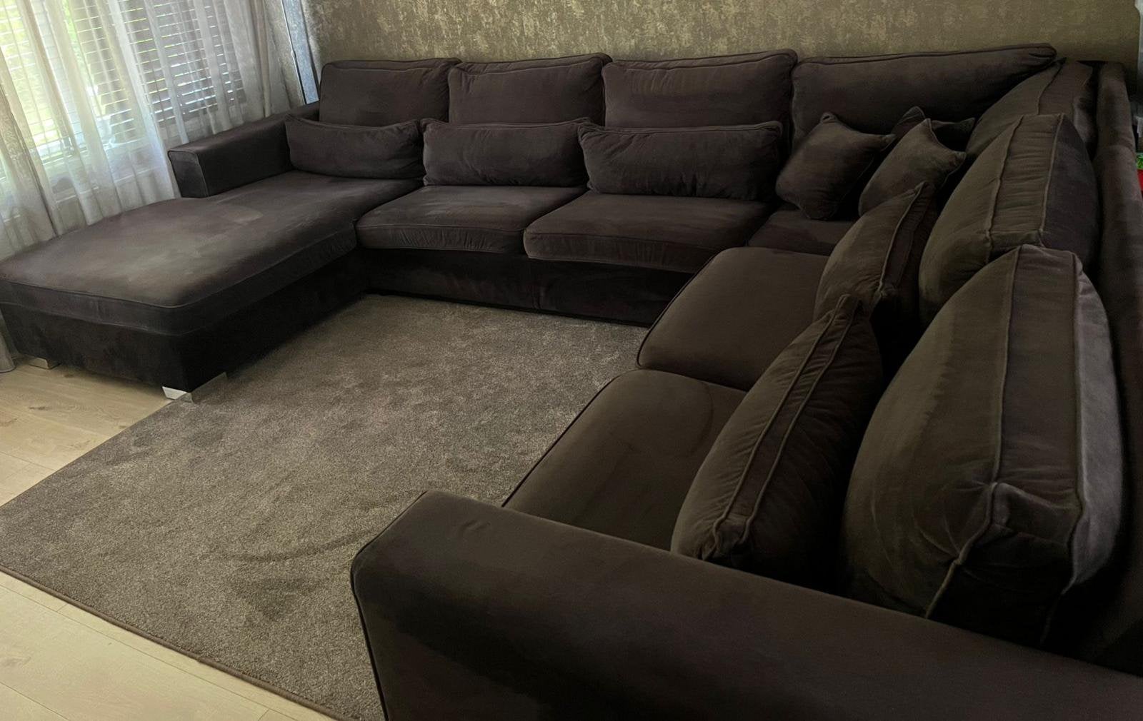 Luxe U-vormige loungebank | €700, Huis en Inrichting, Ophalen of Verzenden, Zo goed als nieuw, Vierpersoons of meer