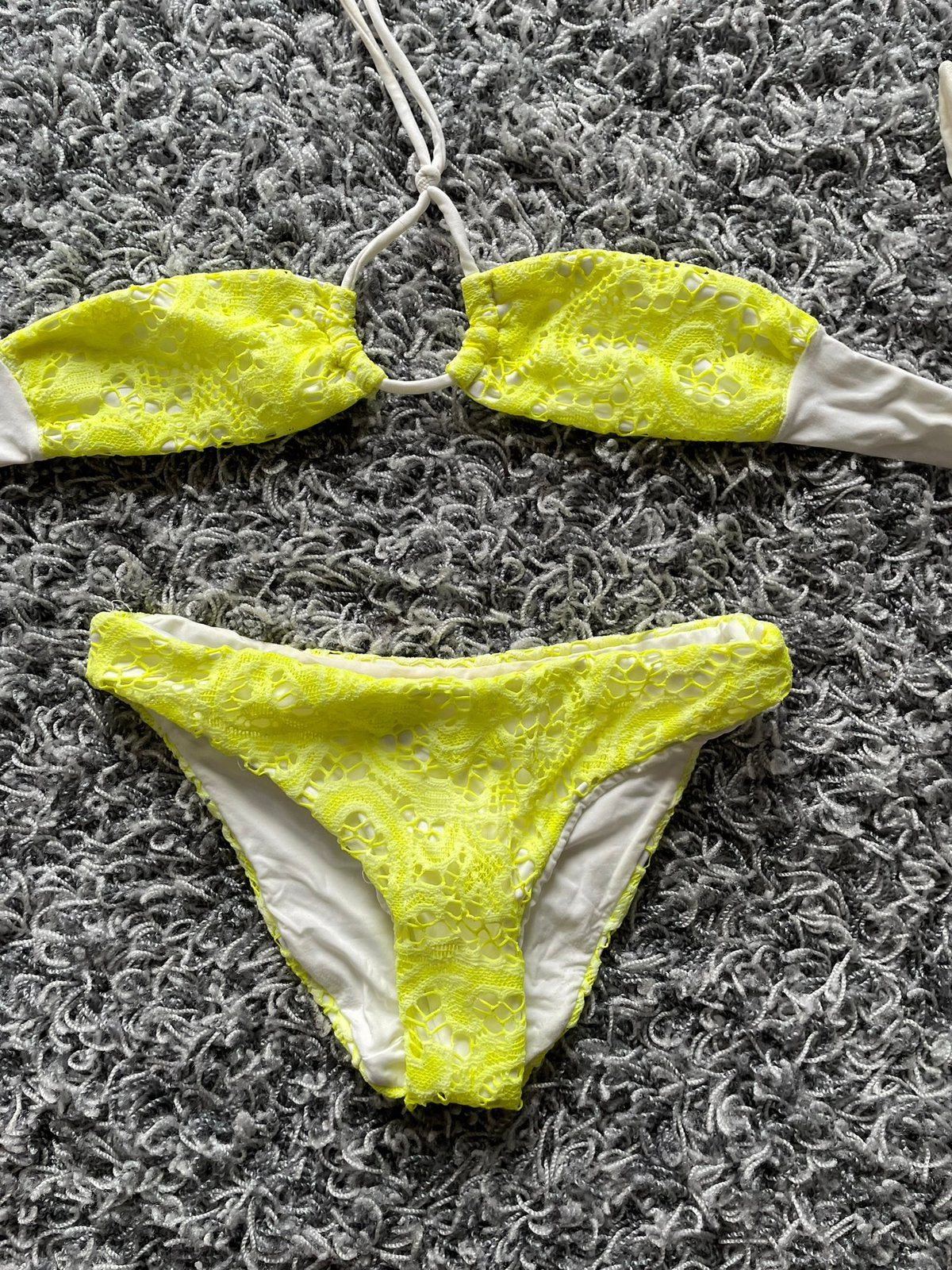 La perla bikini met kanten laag 4 jaar, Maat 104, Bikiniset, Meisje, Zo goed als nieuw