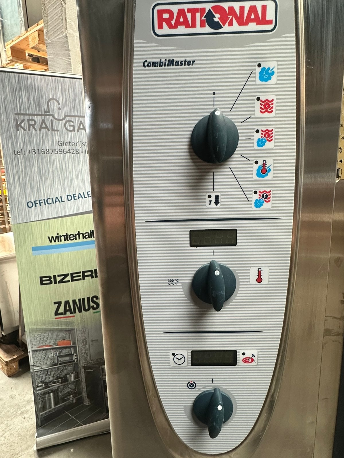 Rational CM202G Propaangas Catering uitvoering 40 x 1/1GN, Ophalen, Ovens, Magnetrons en Steamers