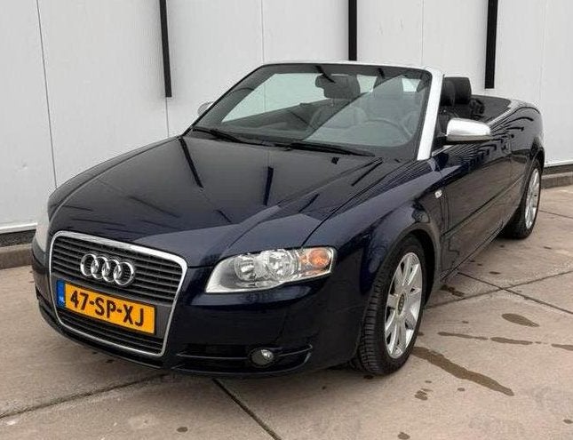 Audi A4 1.8 120KW Cabrio AUT 2006 Blauw, Auto's, Audi, Zwart, 4 cilinders, Cabriolet, A4
