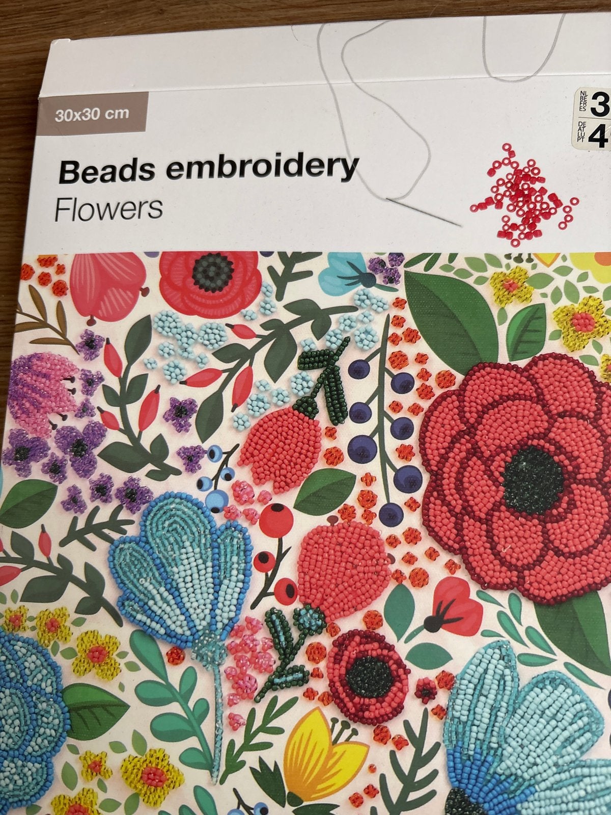 Gratis afhalen:Kralen borduurpakket, Hobby en Vrije tijd, Knutselen, Ophalen, Textiel, Nieuw, Meerkleurig