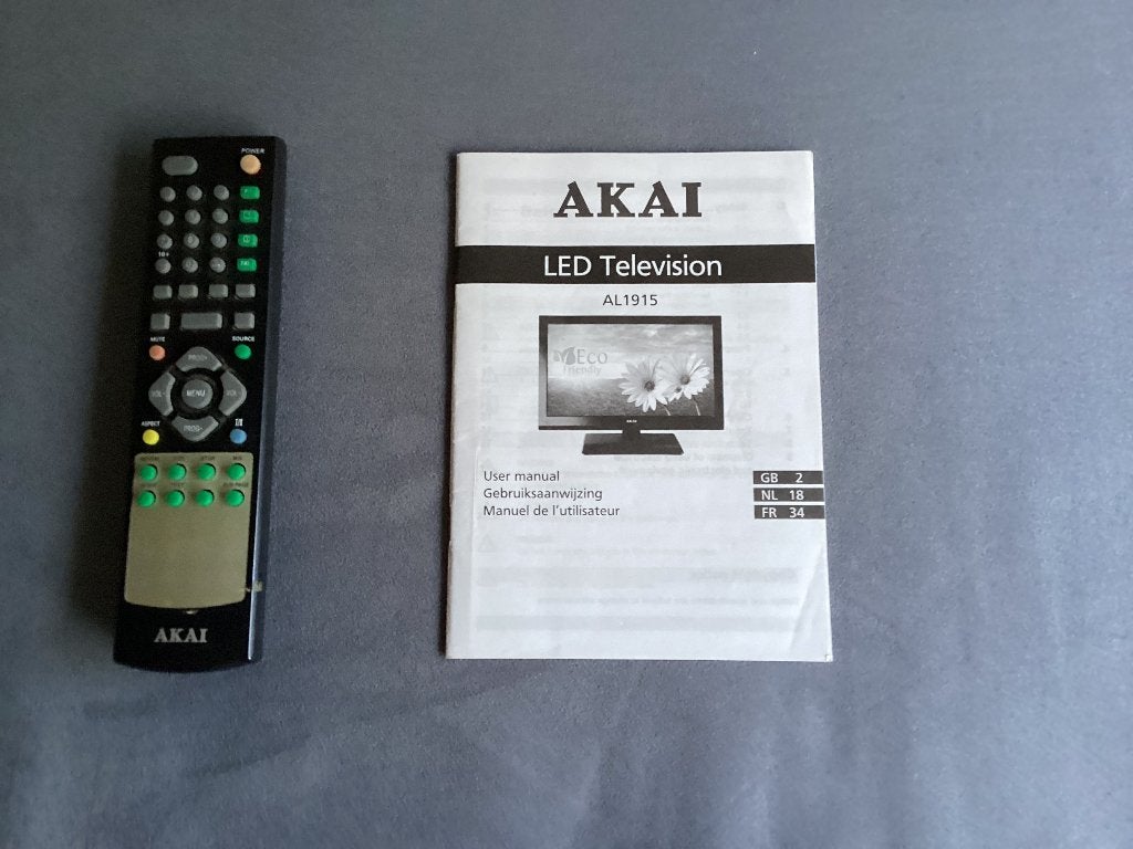 Tv akai AL 1915 (12v), 50 Hz, 40 tot 60 cm, Ophalen, Overige merken