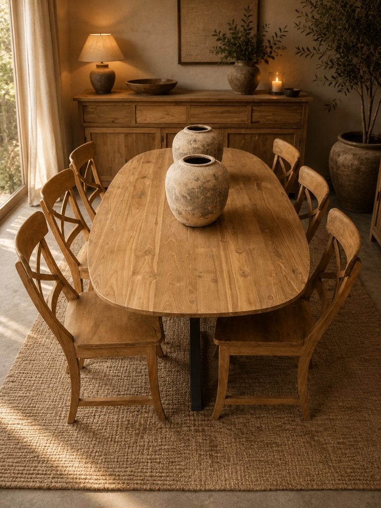 6 x teak houten eetkamerstoel, Huis en Inrichting, Stoelen, Bruin, Nieuw, Ophalen of Verzenden, Vijf, Zes of meer stoelen