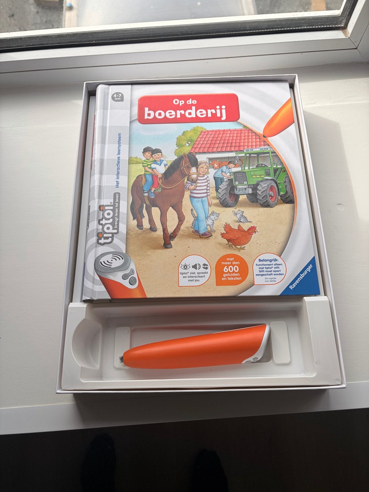 Tiptoi starterset “Op de boerderij” met stift, Kinderen en Baby's, Ophalen of Verzenden, Zo goed als nieuw, Taal en Lezen, Met geluid