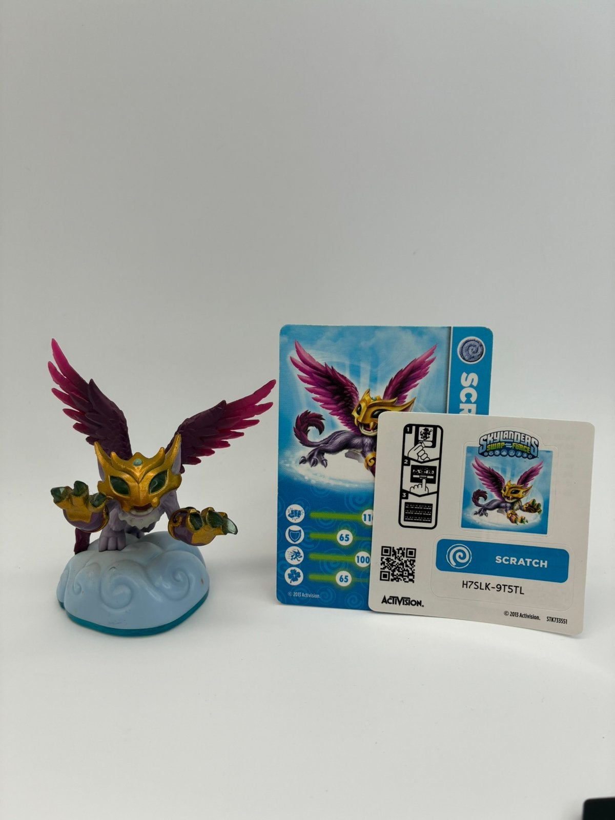 Skylanders Swap Force Scratch met sticker en kaartje, Spelcomputers en Games, Avontuur en Actie, Niet van toepassing – tweedehands product van vóór 13-12-2024