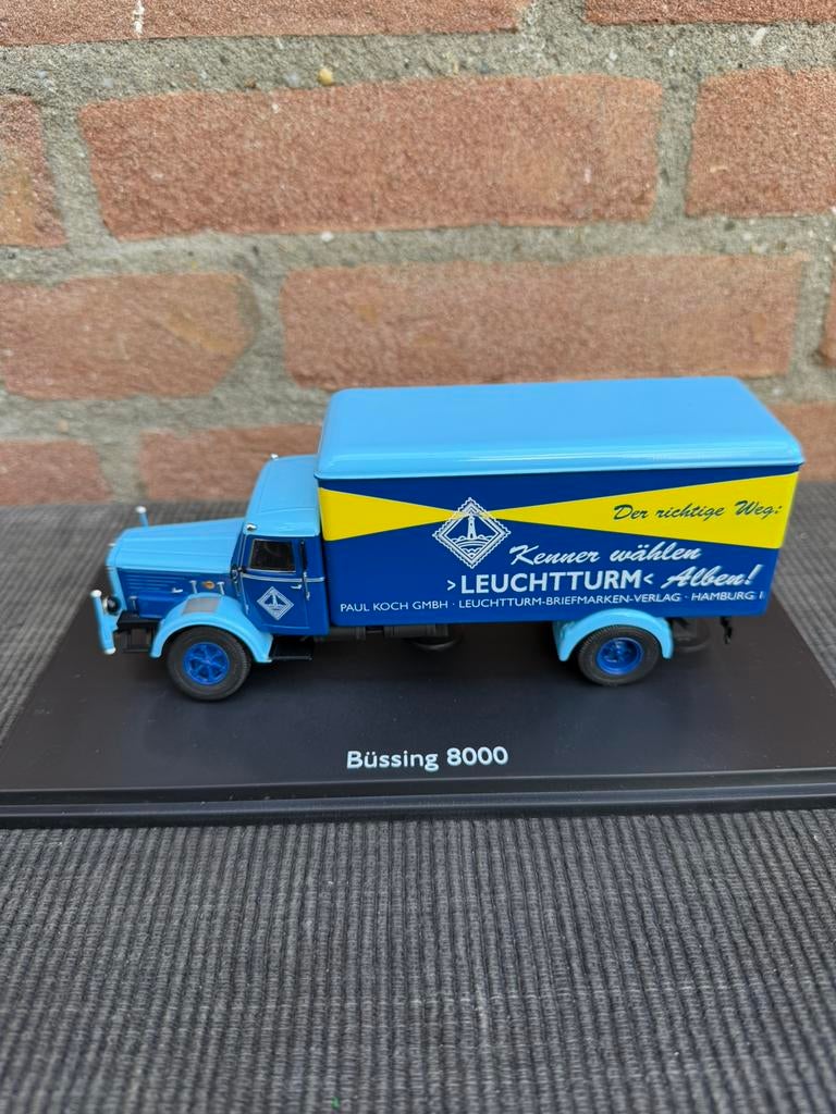 1:43 Schuco Büssing 8000 ( zie tekst! ), Ophalen of Verzenden, Zo goed als nieuw, Auto, Schuco