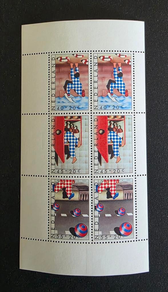 Nederland Zomerzegels 1985 - Postfris velletje, Ophalen of Verzenden, Na 1940, Postfris