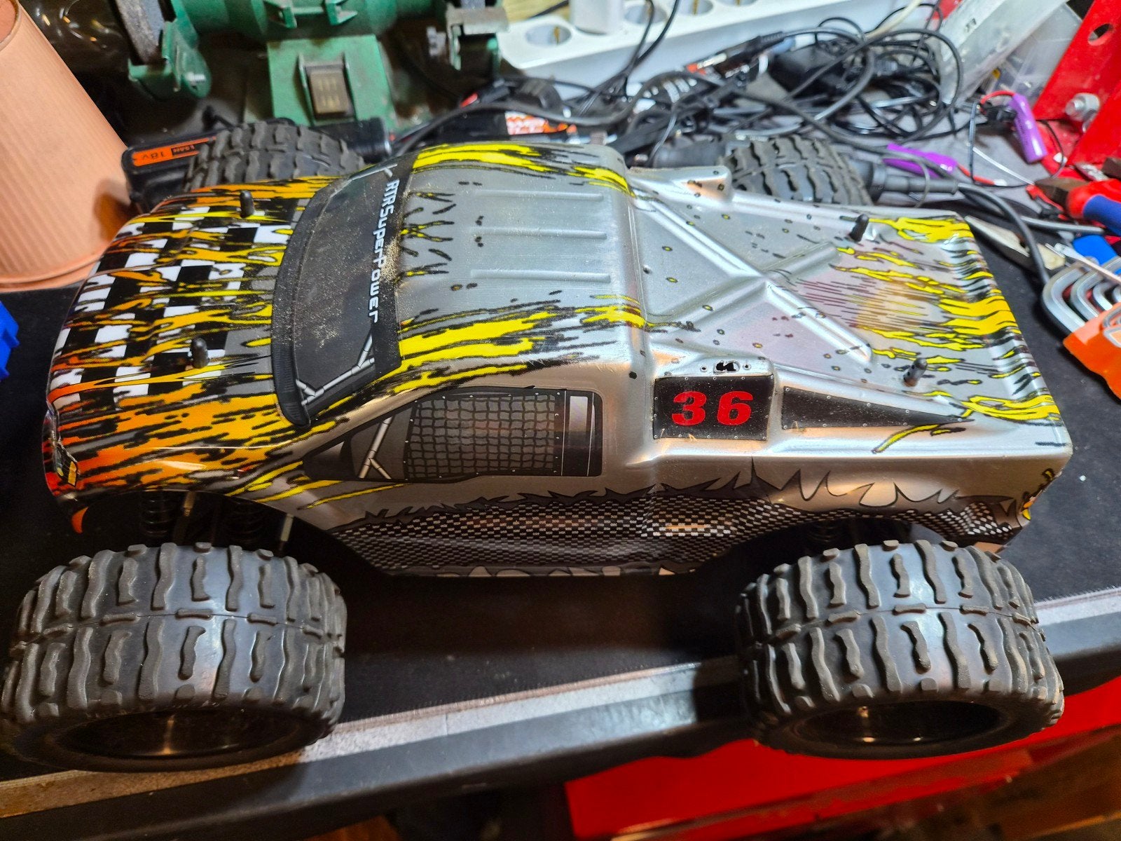 Himoto RC Offroad Auto - Klaar om te rijden!, Gebruikt, Auto offroad, RTR (Ready to Run), Overige schalen