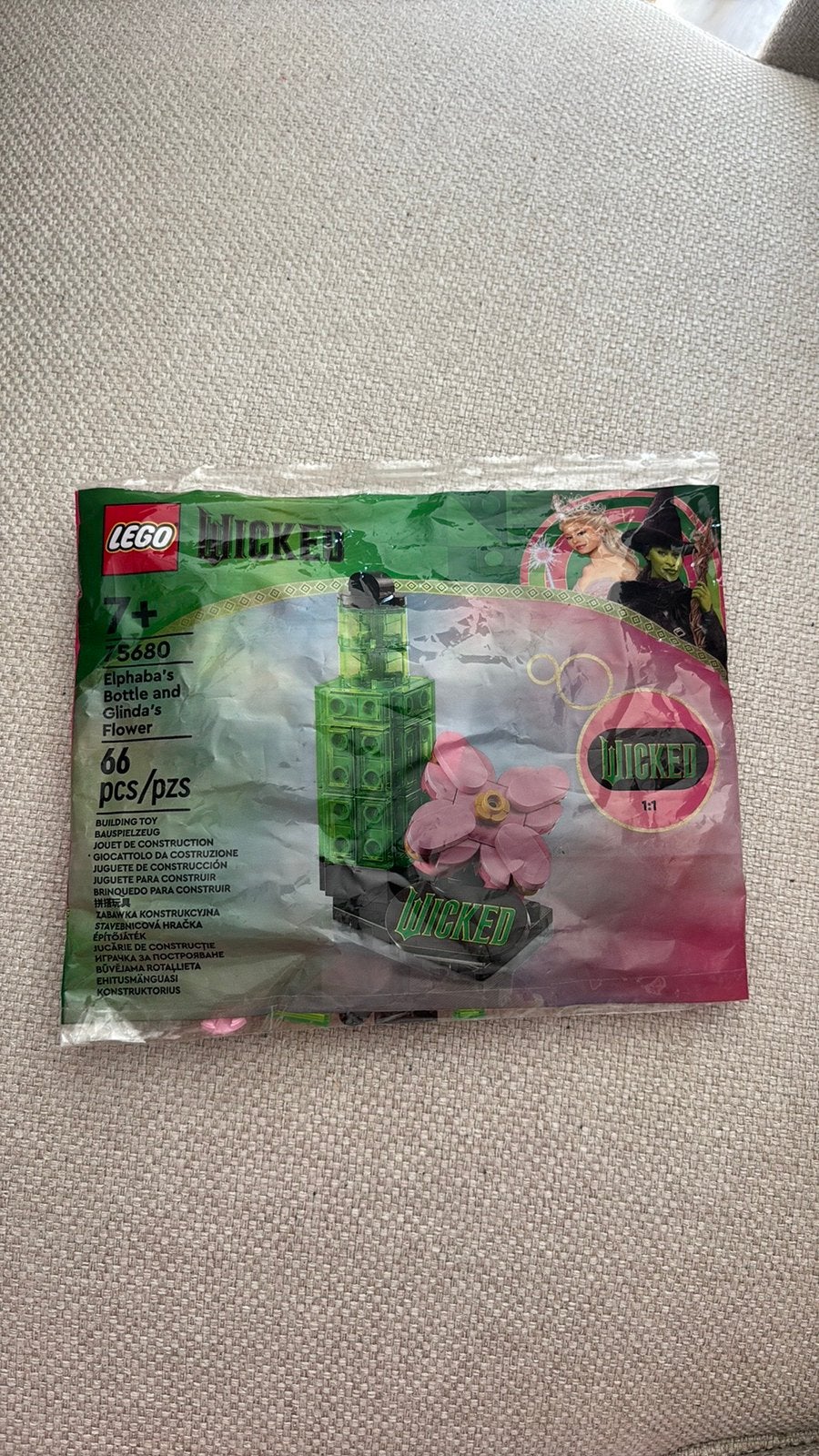 Lego 75680 Wicked Elphaba’’s bottle and Glinda’s Flower, Overige thema's, Lego, Nieuw, Ophalen of Verzenden