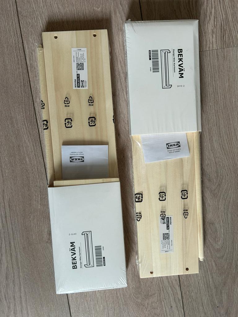 Ikea Bekvam kruidenrekjes (2 stuks, nieuw), Ophalen of Verzenden, Zo goed als nieuw