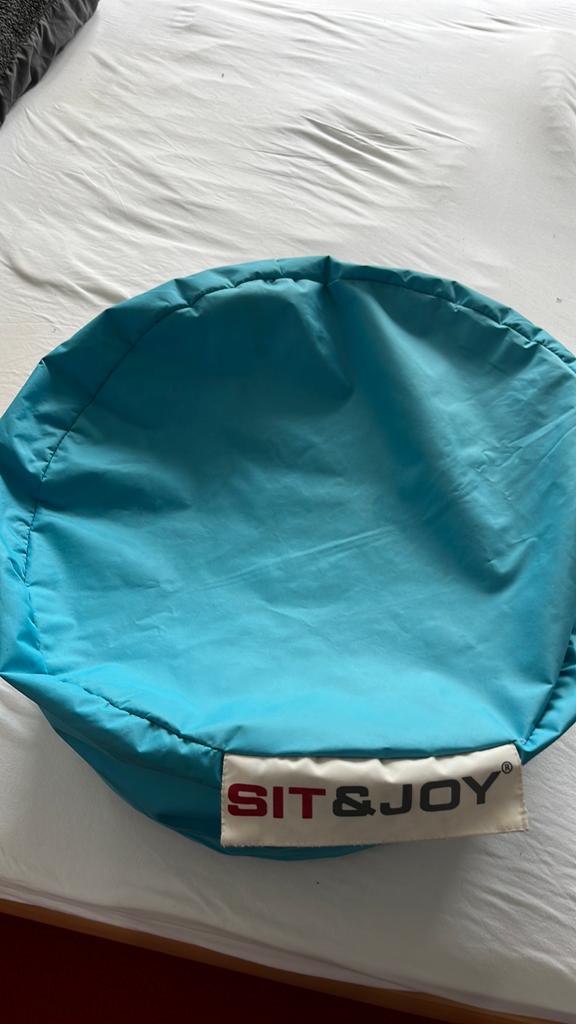Sit & Joy zitzak - Comfortabel en stijlvol, Ophalen, Gebruikt, Blauw, Zitzak