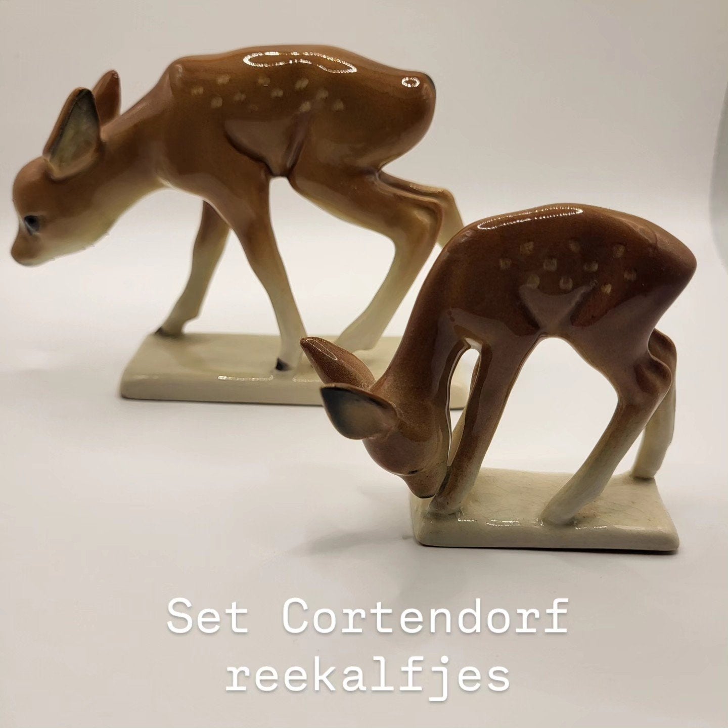 Set reekalfjes Cortendorf, Antiek en Kunst, Ophalen of Verzenden