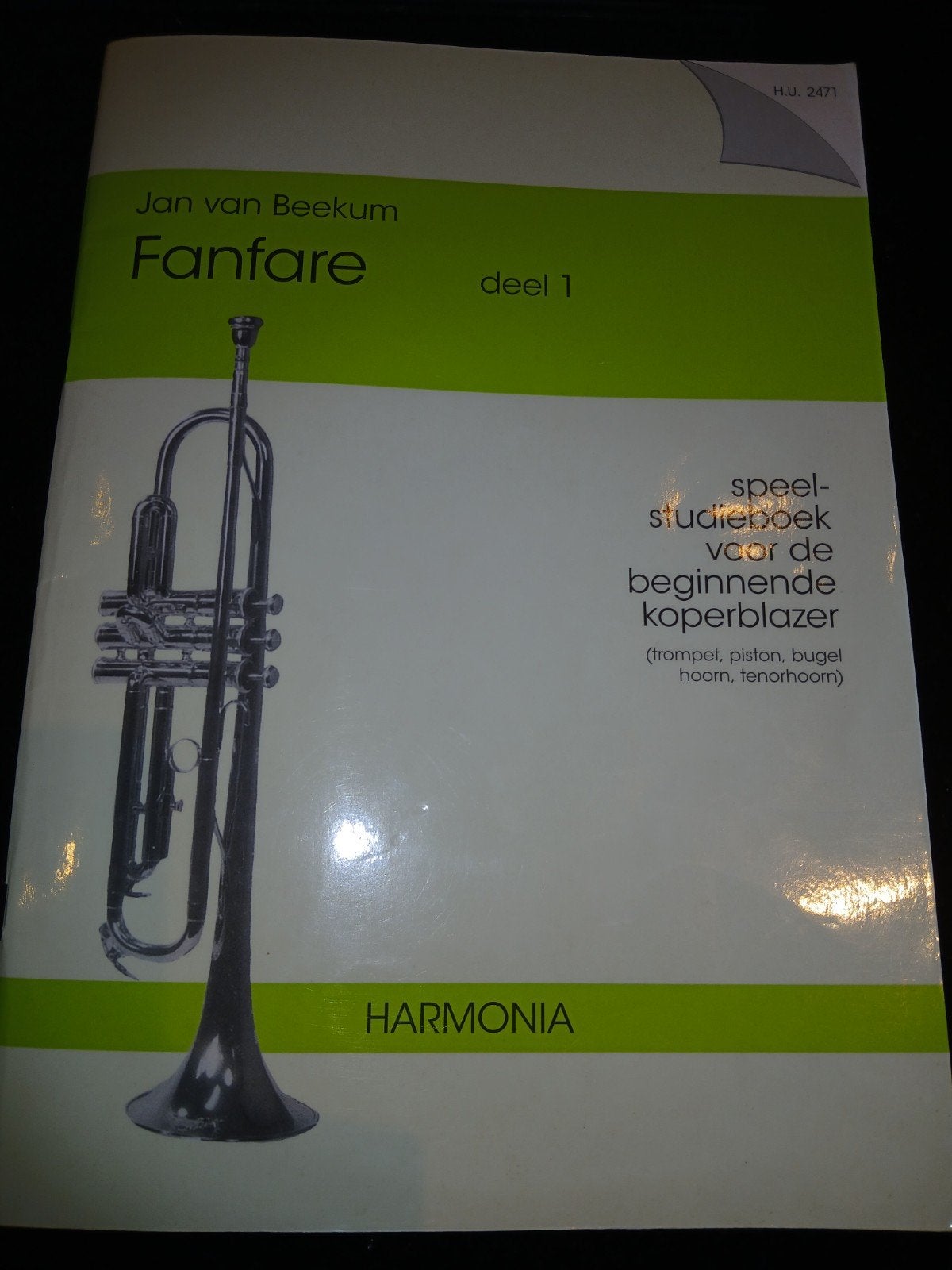 Fanfare | Jan van Beekum deel 1, Muziek en Instrumenten, Ophalen of Verzenden, Les of Cursus, Klassiek, Trompet