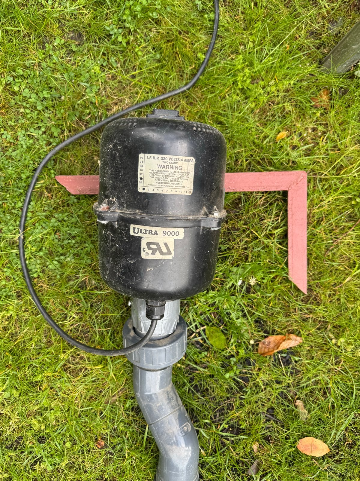 Ultra 9000 spa-/zwembadblower van 1,5 pk (220 V), Ophalen, Gebruikt, Overige typen