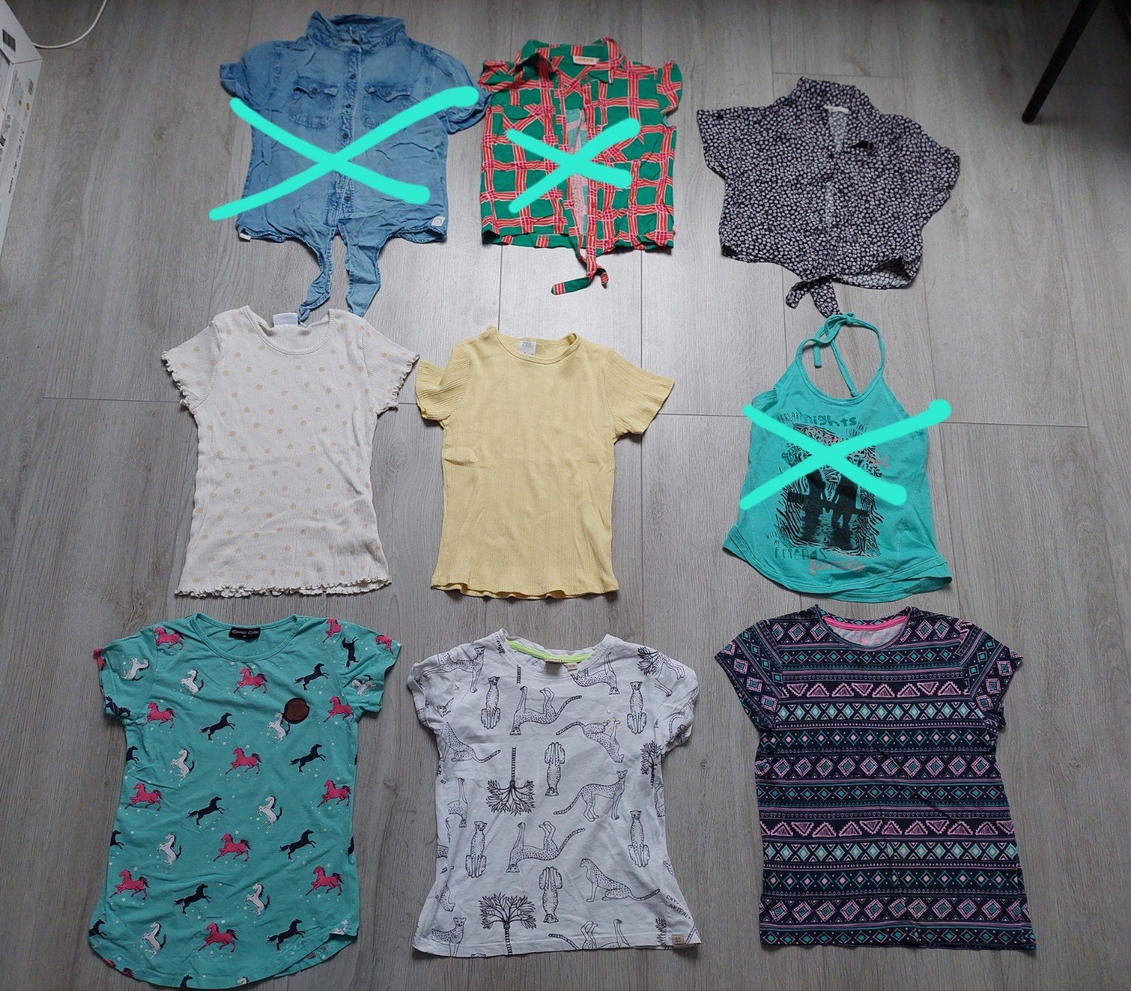 T-shirts maat 140 meisje shirts 140/146 t-shirt shirt tops s, Ophalen of Verzenden, Zo goed als nieuw, Meisje, Shirt of Longsleeve