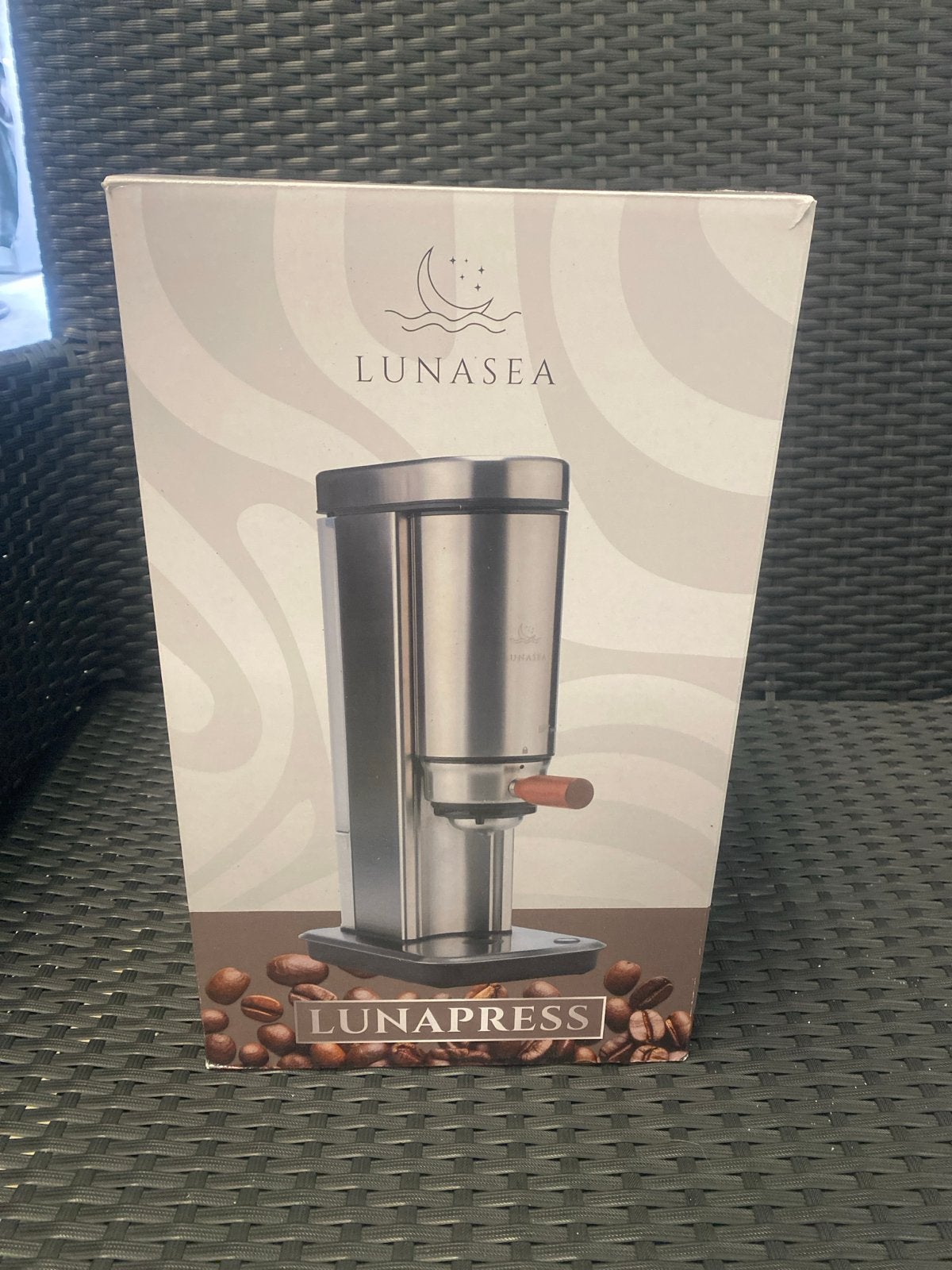 Lunasea Lunapress Espresso Apparaat - Nieuw in doos, De nieuwe erven 3, Afneembaar waterreservoir, Espresso apparaat, Gemalen koffie