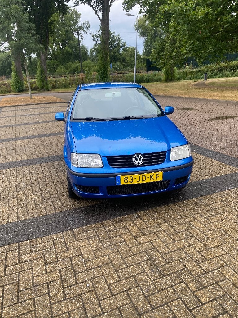 Volkswagen Polo 1.4 44KW 2002 Blauw, Voorwielaandrijving, 450 kg, 31 €/maand, 4 cilinders