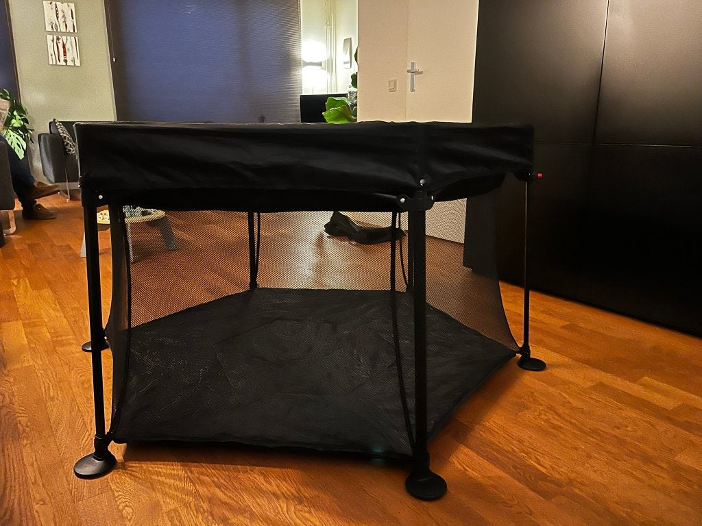 kinderbox opvouwbaar, Kinderen en Baby's, Boxen, Ophalen, Zo goed als nieuw, Boxkleed