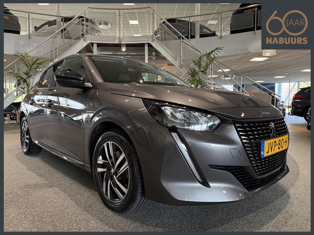 Peugeot 208 1.2 100pk Allure EAT8, Camera, DAB+, Navi, Clima, 12 maanden, 101 pk, Euro 6, Leder en Stof