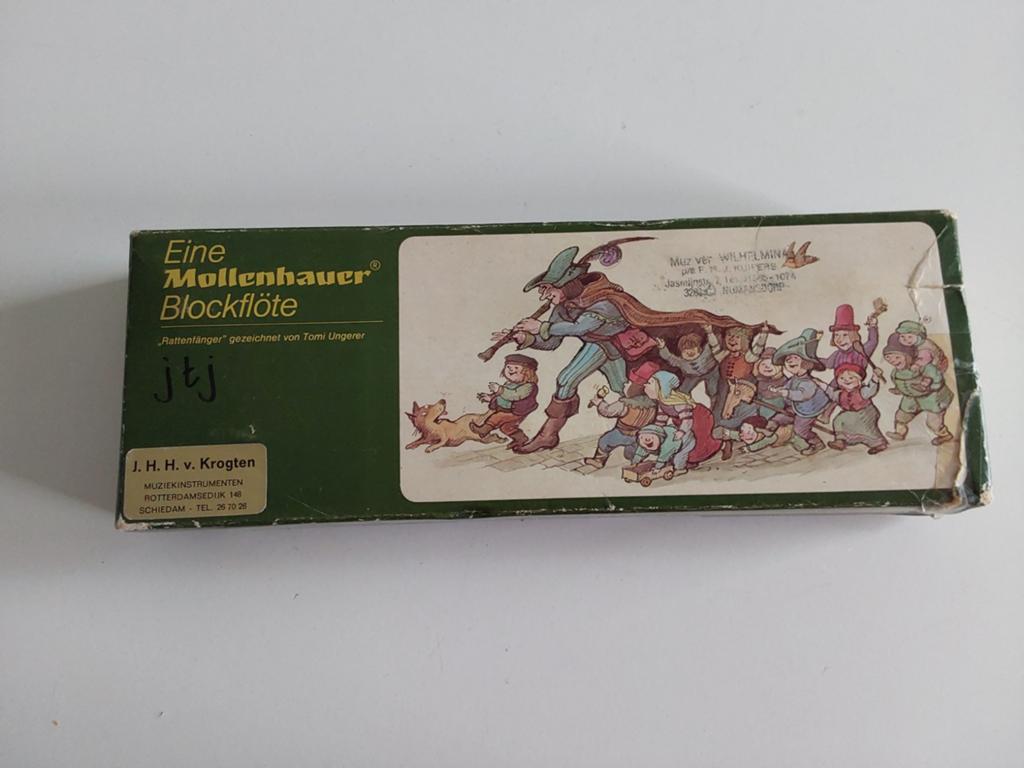 Mollenhauer Blokfluit - Rattenvanger - Tomi Ungerer, Muziek en Instrumenten, Blaasinstrumenten | Blokfluiten, Ophalen of Verzenden
