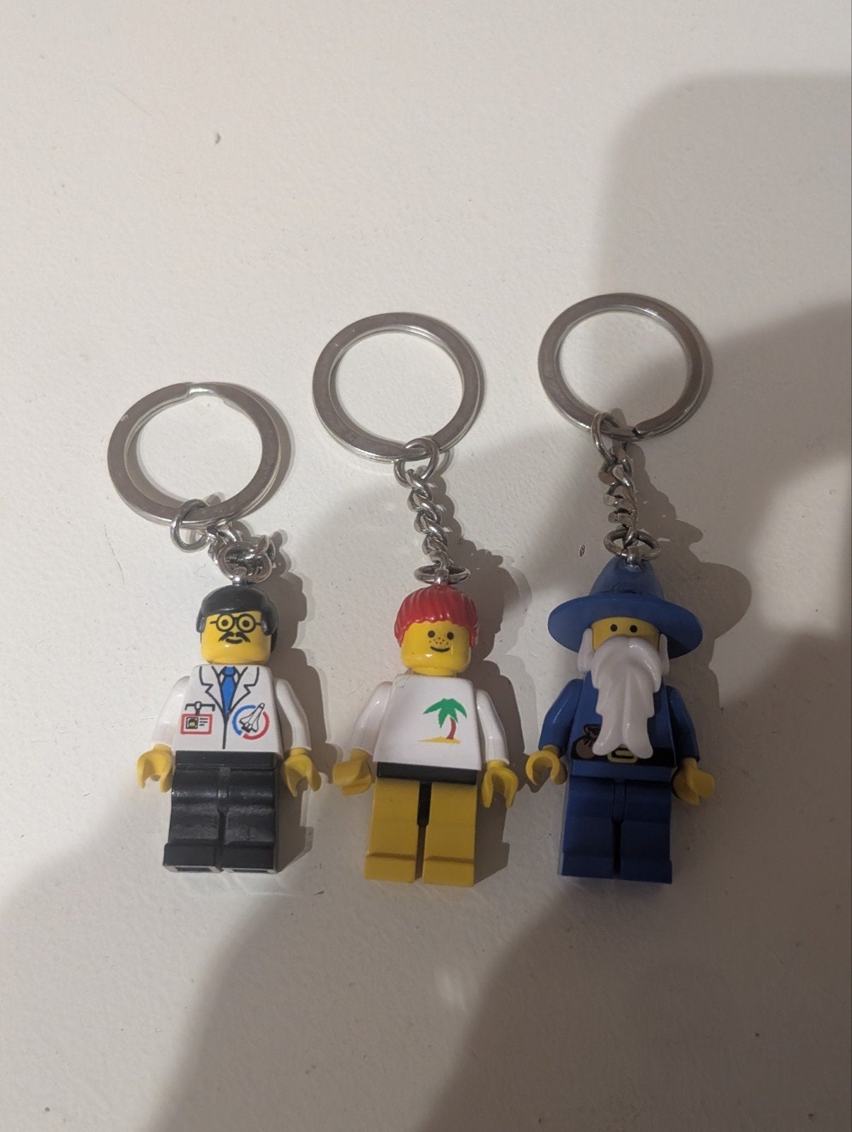 3 Vintage LEGO Sleutelhangers - Jaren '90 - Goede Staat, Ophalen of Verzenden, Gebruikt
