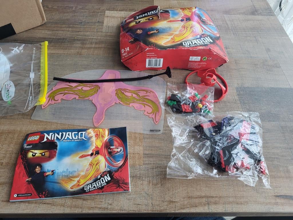 Ninjago set 70647, Lego, Ophalen of Verzenden, Zo goed als nieuw, Compleet