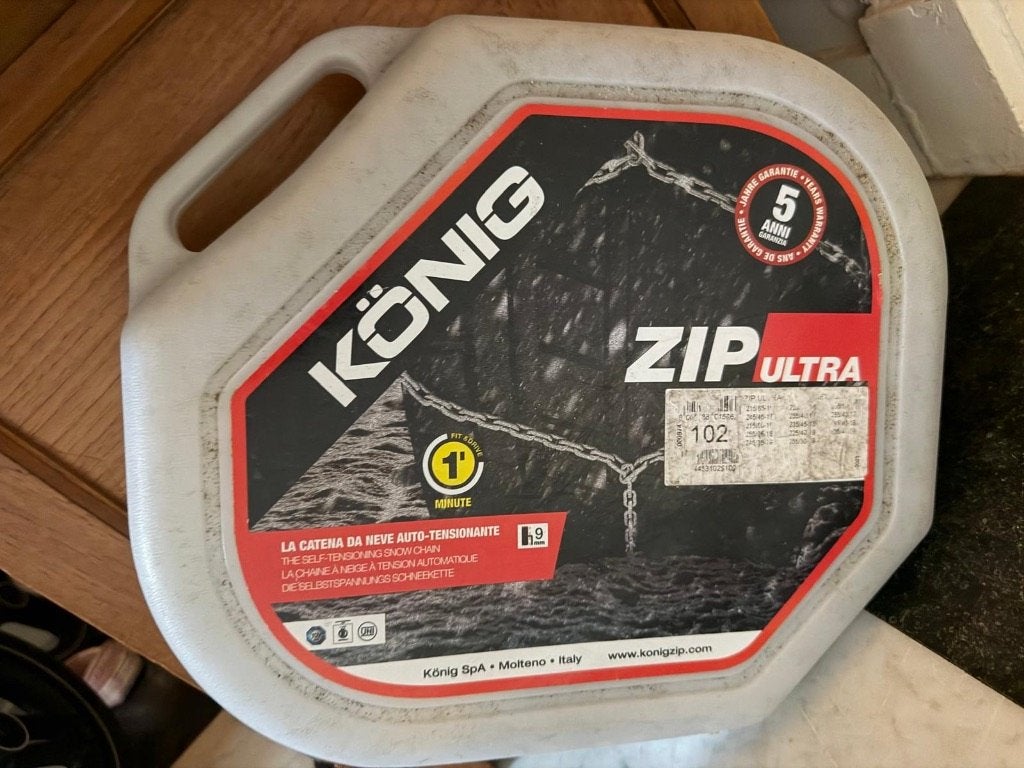Konig zip ultra 102 sneeuwkettingen (ongebruikt), Auto diversen, Sneeuwkettingen, Ophalen, Nieuw