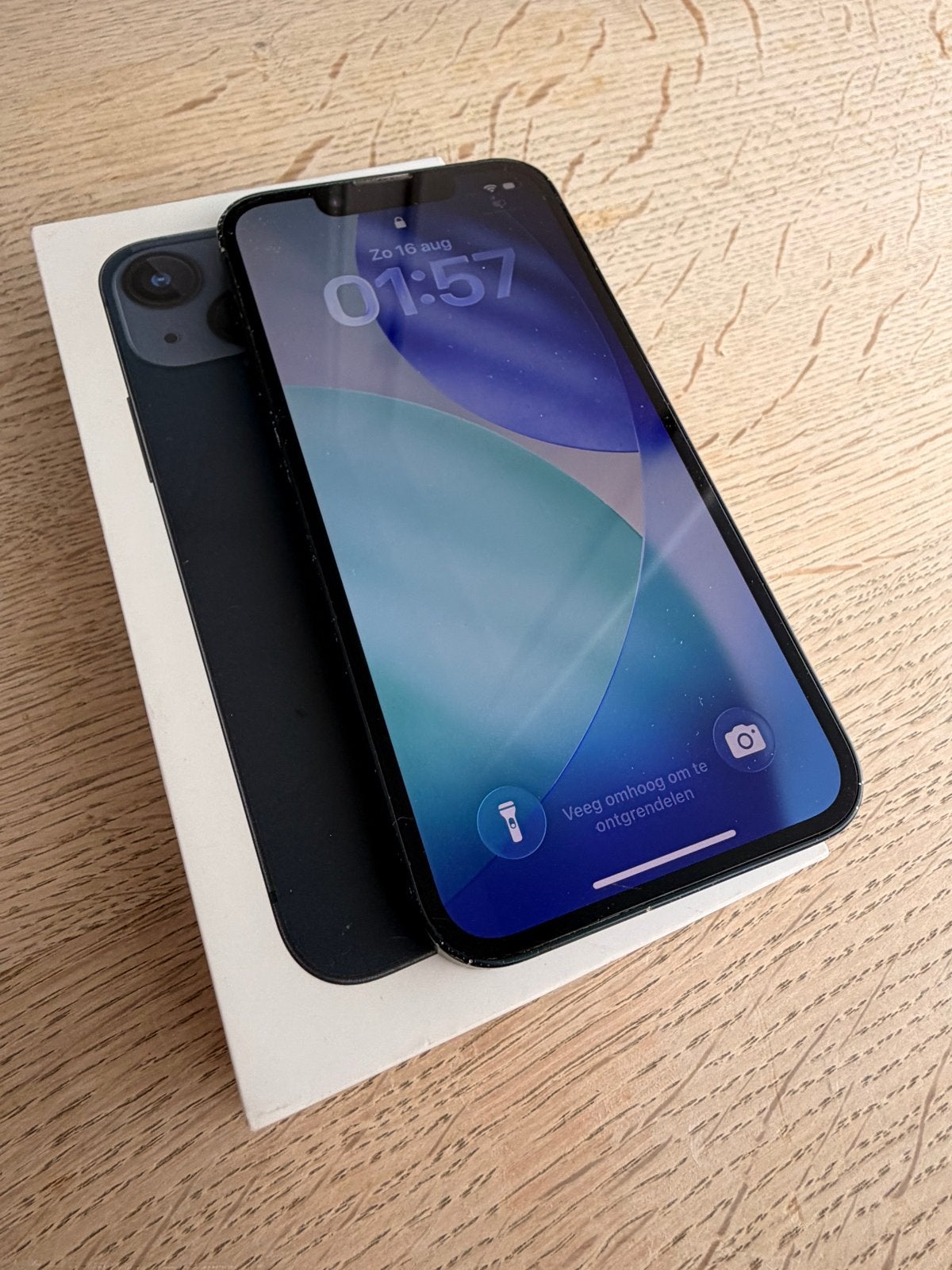 iPhone 13 mini 128GB Midnight Zwart - Goede Staat, Telecommunicatie, Mobiele telefoons | Apple iPhone, Ophalen, Zwart, Zonder simlock