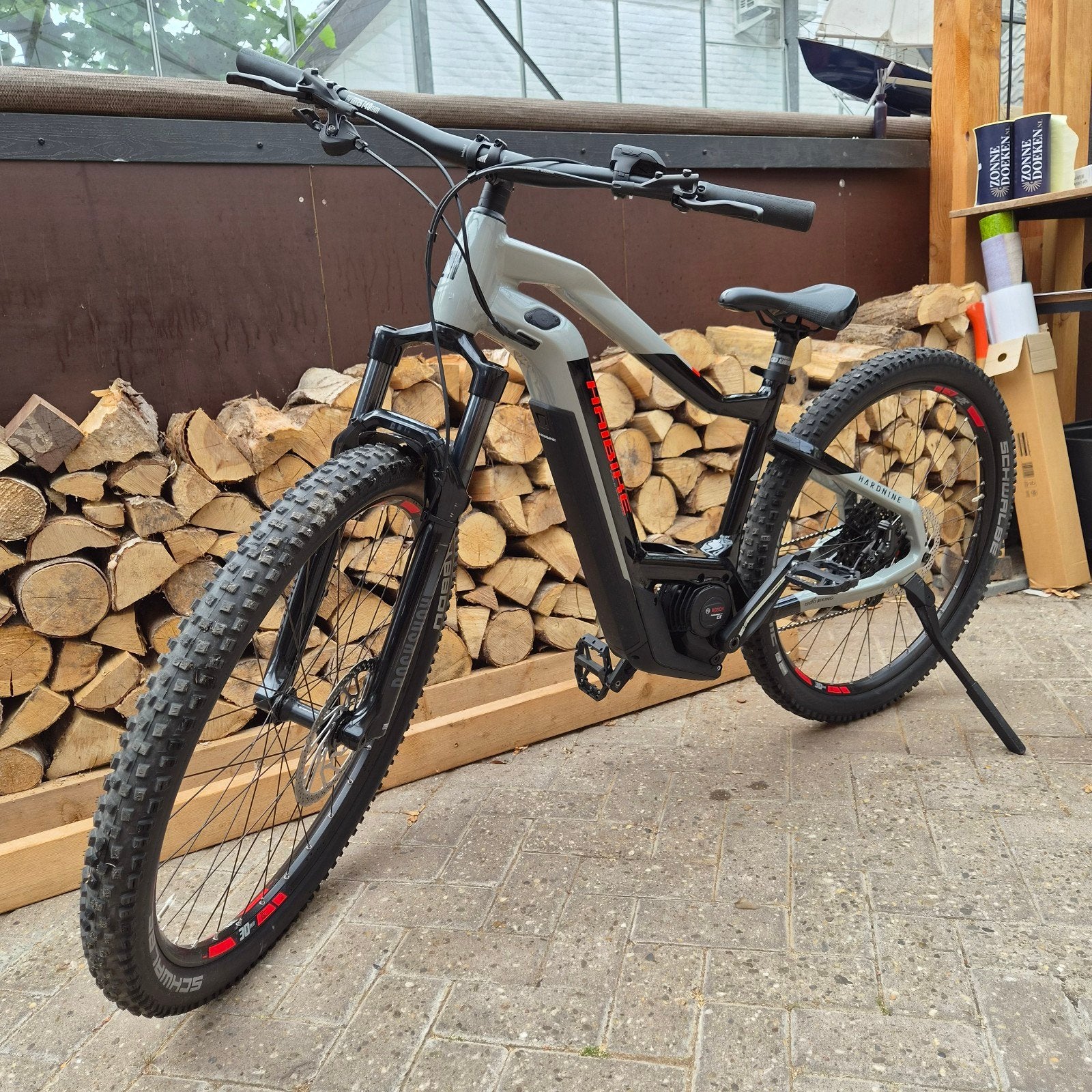 Haibike HardNine e-MTB - Zo goed als nieuw, frame M, Zo goed als nieuw, 51 tot 55 cm, 50 km per accu of meer, Ophalen