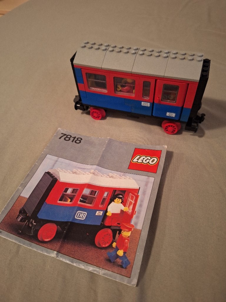 lego Passenger Carriage uit 1980, Gebruikt, Lego, Ophalen of Verzenden, Compleet