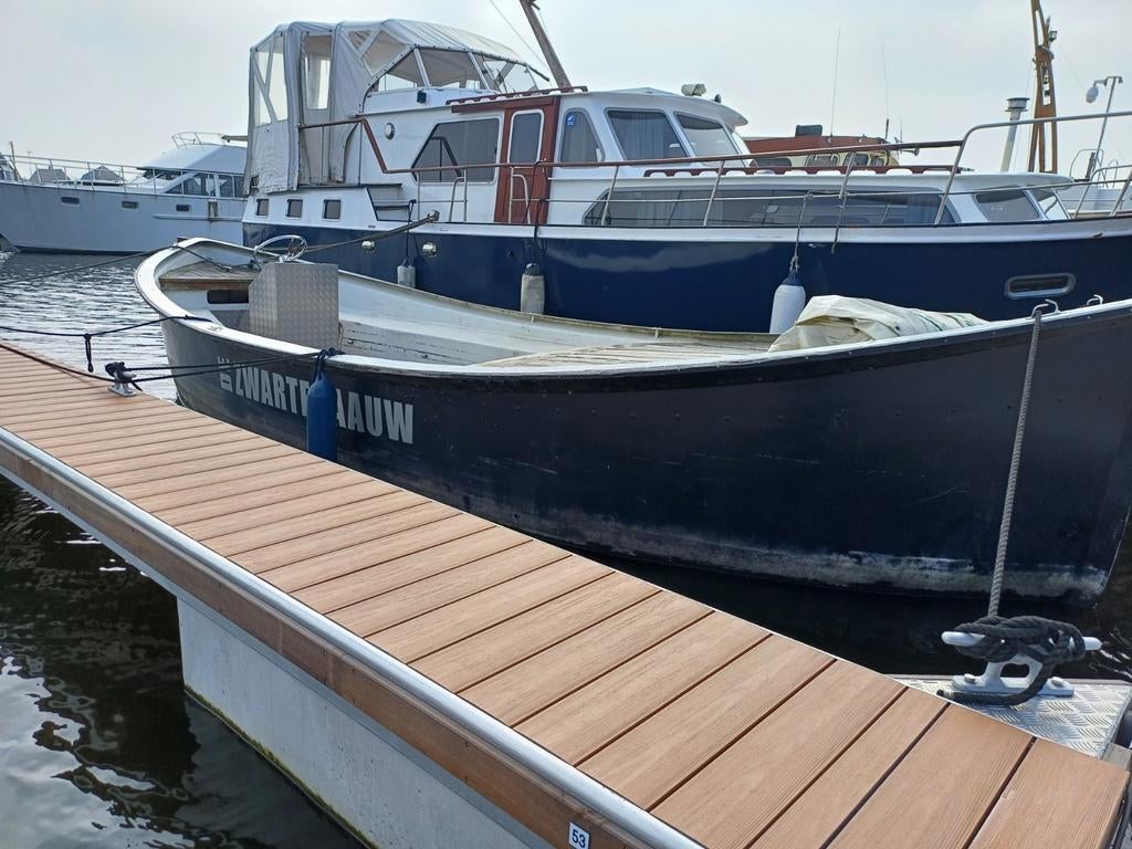 Afbouw project, polyester sloep 8 meter vetus 10kw electric, Watersport en Boten, Sloepen, Consoleboot, Gebruikt, Binnenboordmotor
