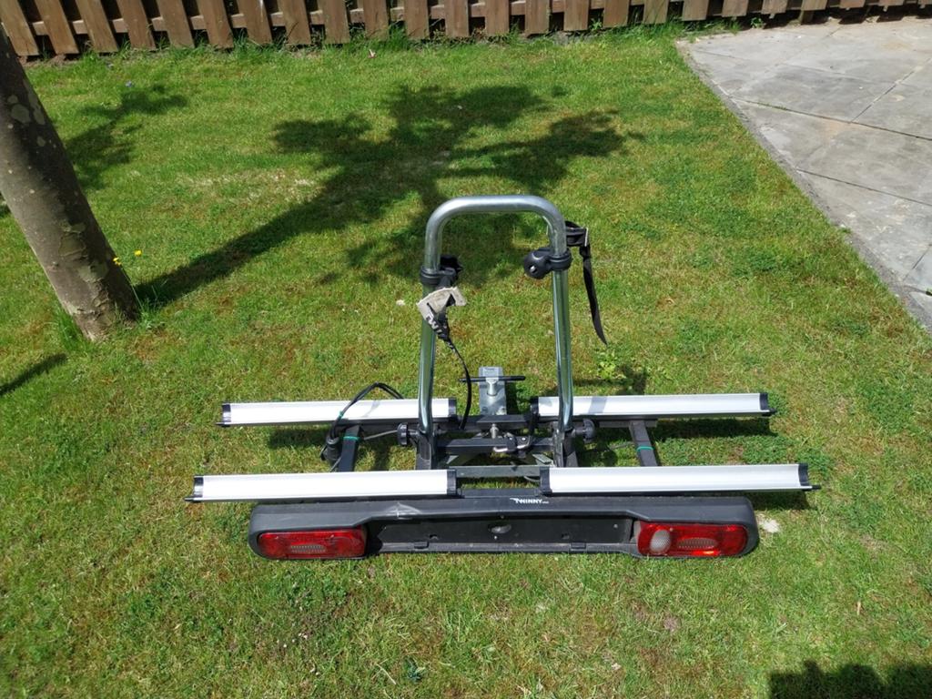 Twinny Load e-BASE fietsendrager voor 2 elektrische fietsen, Ophalen, Gebruikt, 2 fietsen, Trekhaakdrager