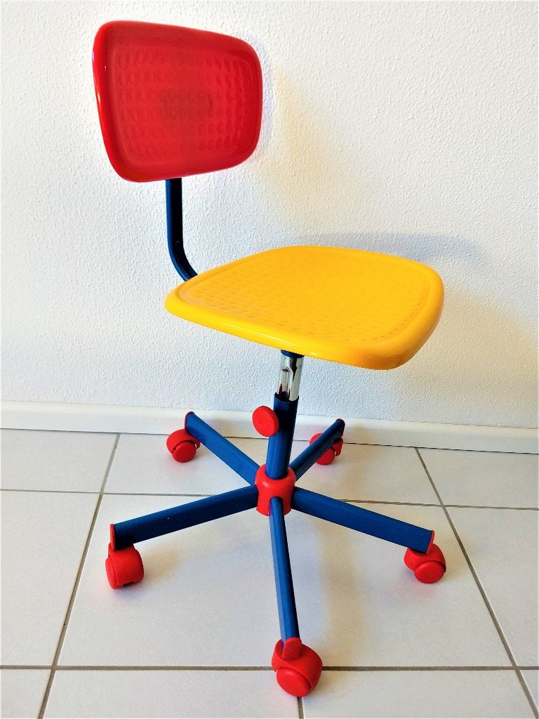 Ikea  bureaustoel - Memphis stijl 80/90s  Zweden, Ophalen, Gebruikt, Stoel(en)