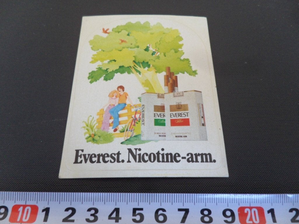 sticker Everest. Nicotine - arm, Ophalen, Zo goed als nieuw