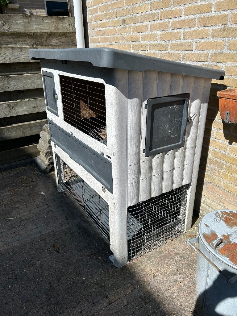 Konijnenhok, Dieren en Toebehoren, Knaagdieren en Konijnen | Hokken en Kooien, Ophalen, 90 cm of meer, Konijn, Hok