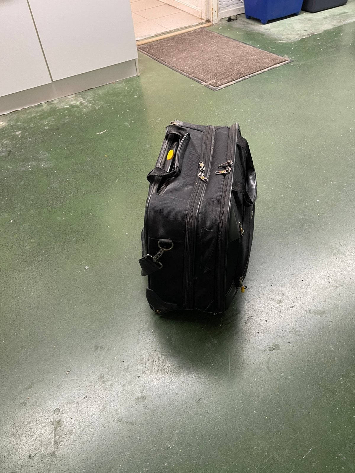 Samsonite koffer, Motoren, Ophalen, Gebruikt