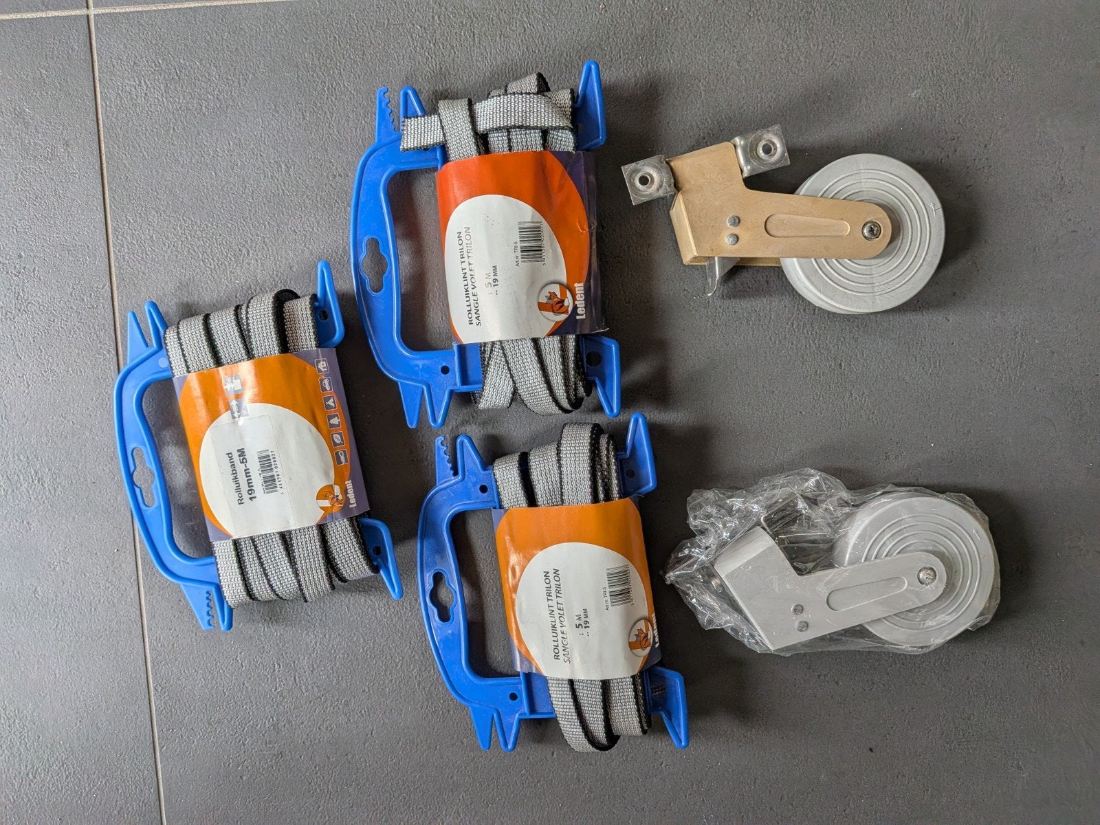 rolluik onderdelen, Doe-het-zelf en Verbouw, Rolluiken, Gebruikt, Minder dan 100 cm, Wit, Ophalen of Verzenden