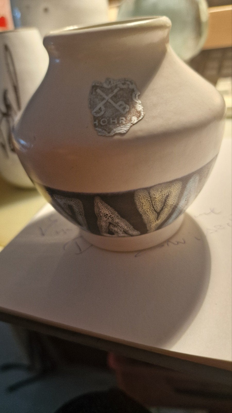 klein jaren 50/60 vaasje 10cm, Ophalen of Verzenden