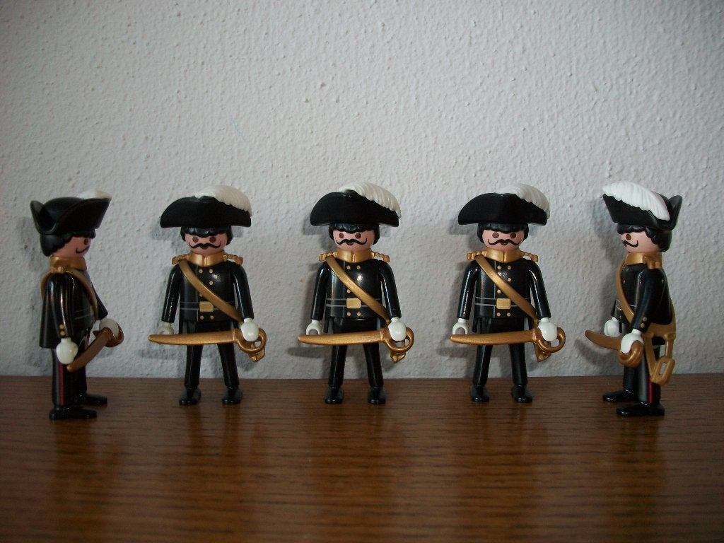 Zwartrok soldaat / gouveneur / admiraal, Ophalen of Verzenden, Nieuw, Complete set, Figuren