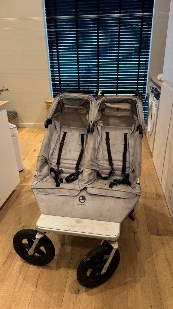Easywalker dubbele kinderwagen incl toebehoren, Gebruikt, Duowagen, Ophalen, Kinderwagen
