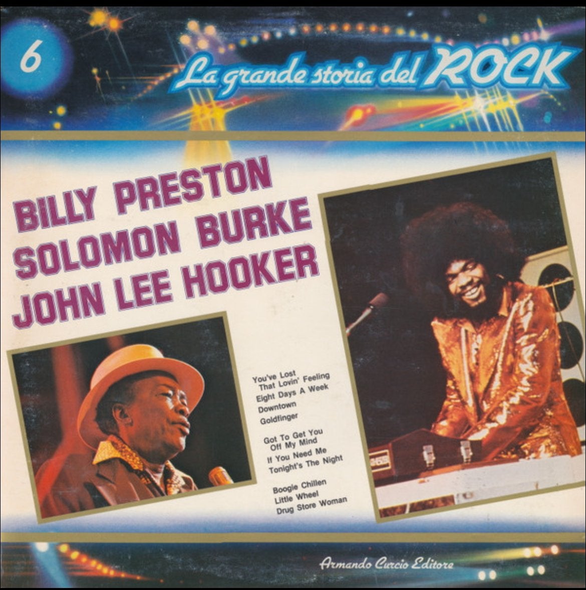 La Grande Storia Del Rock - Billy Preston, Solomon Burke, Ophalen of Verzenden, Zo goed als nieuw, Classic Rock