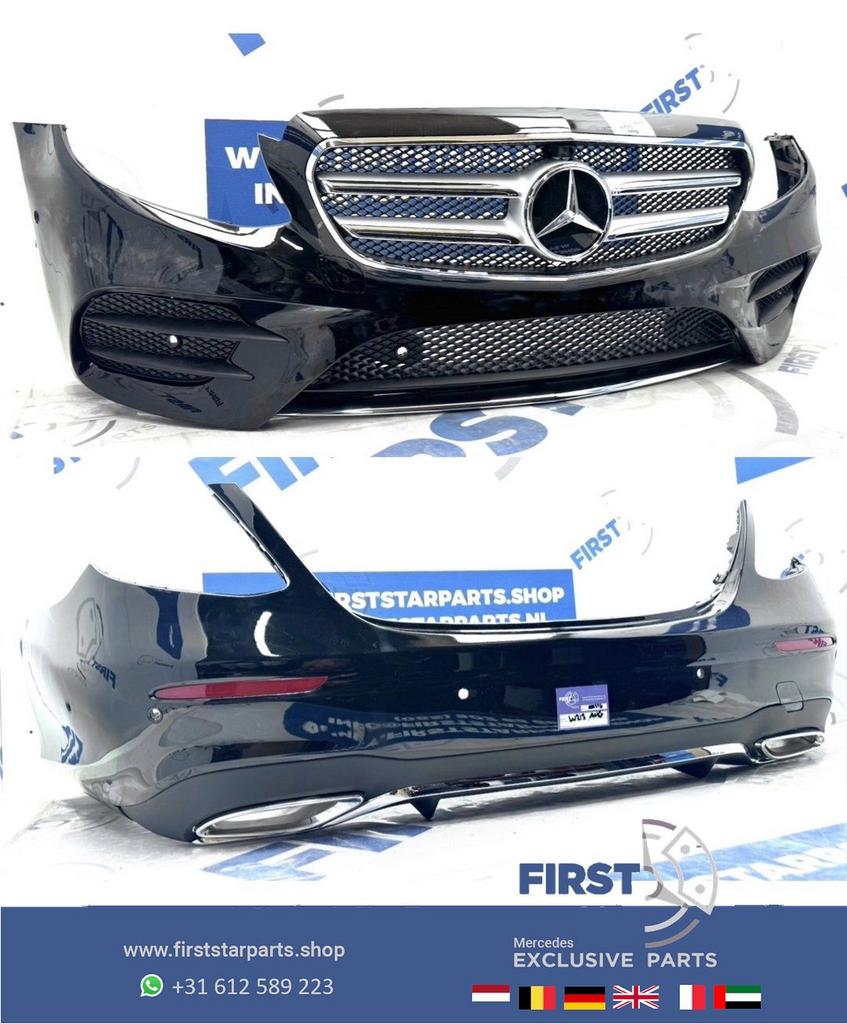 W213 BUMPER AMG PAKKET voorbumper + achterbumper SET COMPLEE