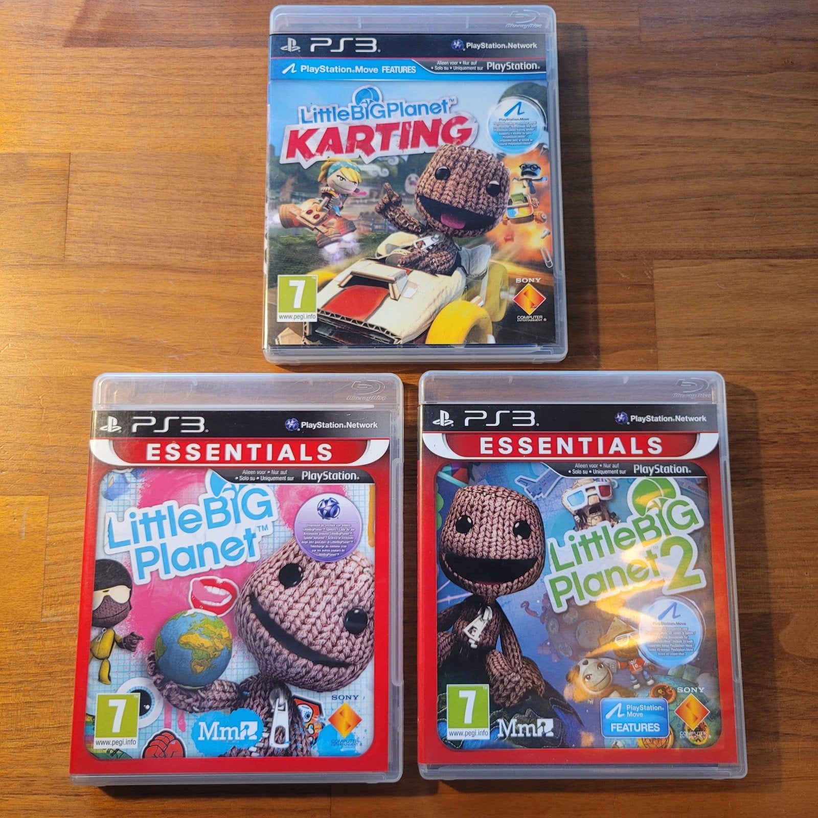 LittleBigPlanet PS3 Games - Set van 3, Spelcomputers en Games, Ophalen of Verzenden, Gebruikt, Vanaf 7 jaar