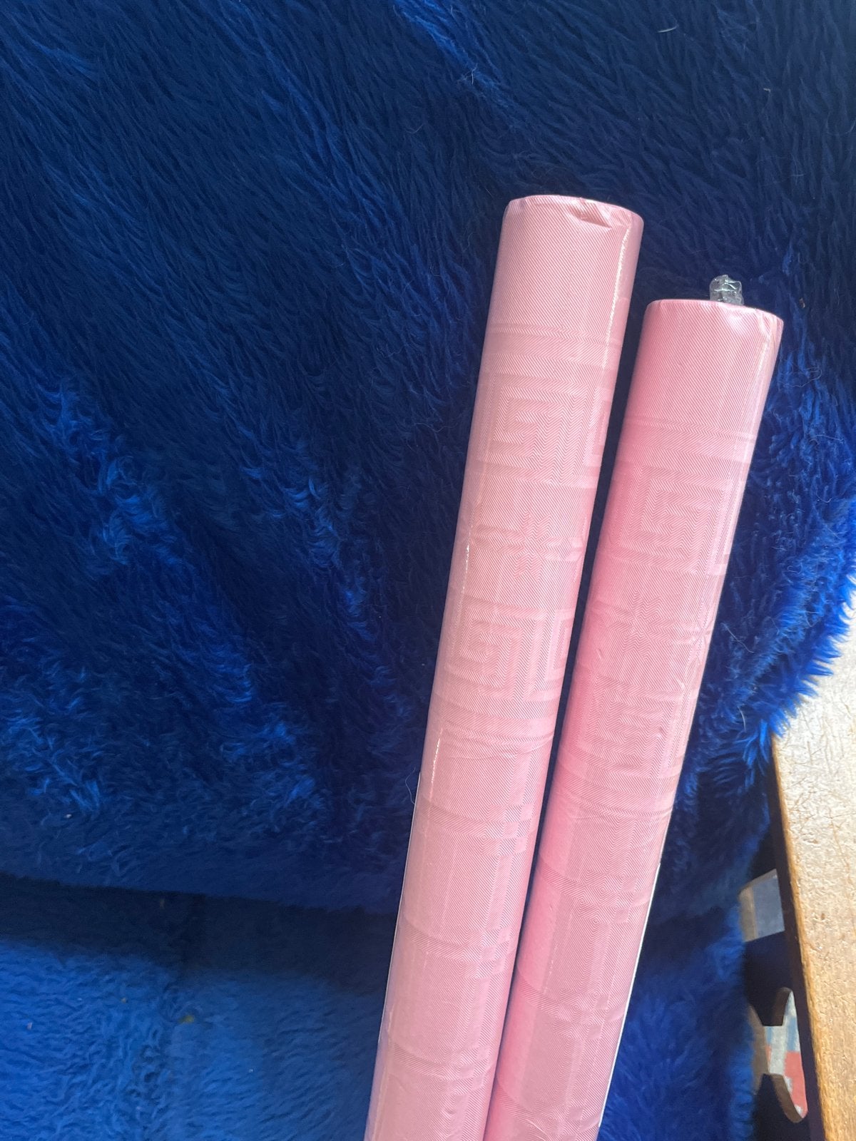 2x Roze papieren tafelkleed 1,2 x 7 meter, Ophalen, Papier/karton, Nieuw, Roze