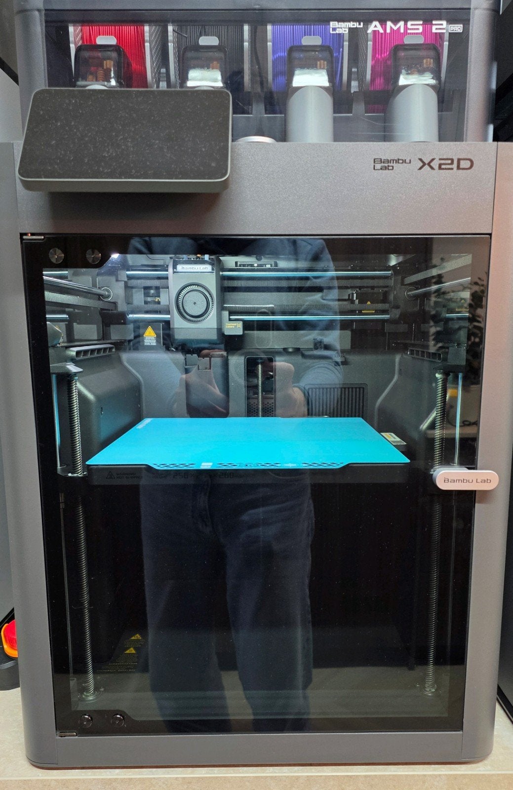 Bambu Lab X2D Dual Nozzle 3D Printer met 2x AMS Pro, Computers en Software, Ophalen, Bambu Lab, Zo goed als nieuw, Filament
