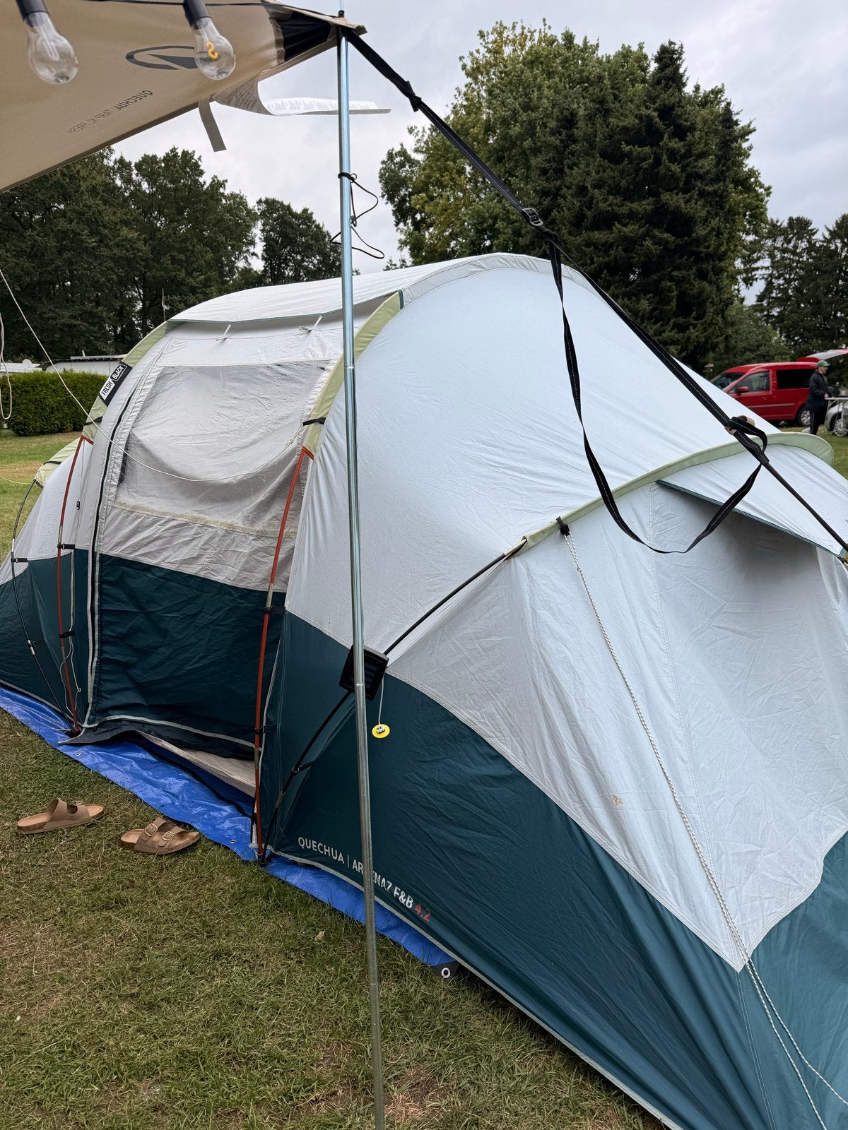 Quechua Arpenaz 4.2 Fresh & Black Tent - 4 Personen, Ophalen, Gebruikt, Tot en met 4