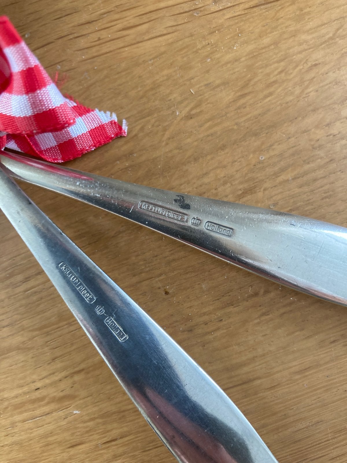 2x Keltum bestekset; 2 vorken en 2 lepels (Holland), Ophalen of Verzenden
