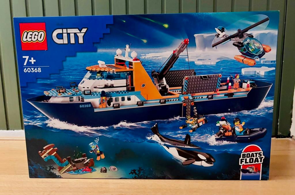 Lego City 60368 - Onderzoeksschip - Nieuw in doos, City, Lego, Nieuw, Ophalen of Verzenden