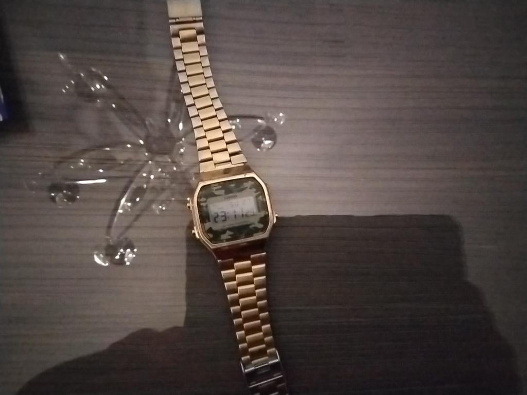 Casio A168WEG-9AEF Vintage Horloge Goudkleurig, Sieraden, Tassen en Uiterlijk, Horloges | Heren, Ophalen of Verzenden