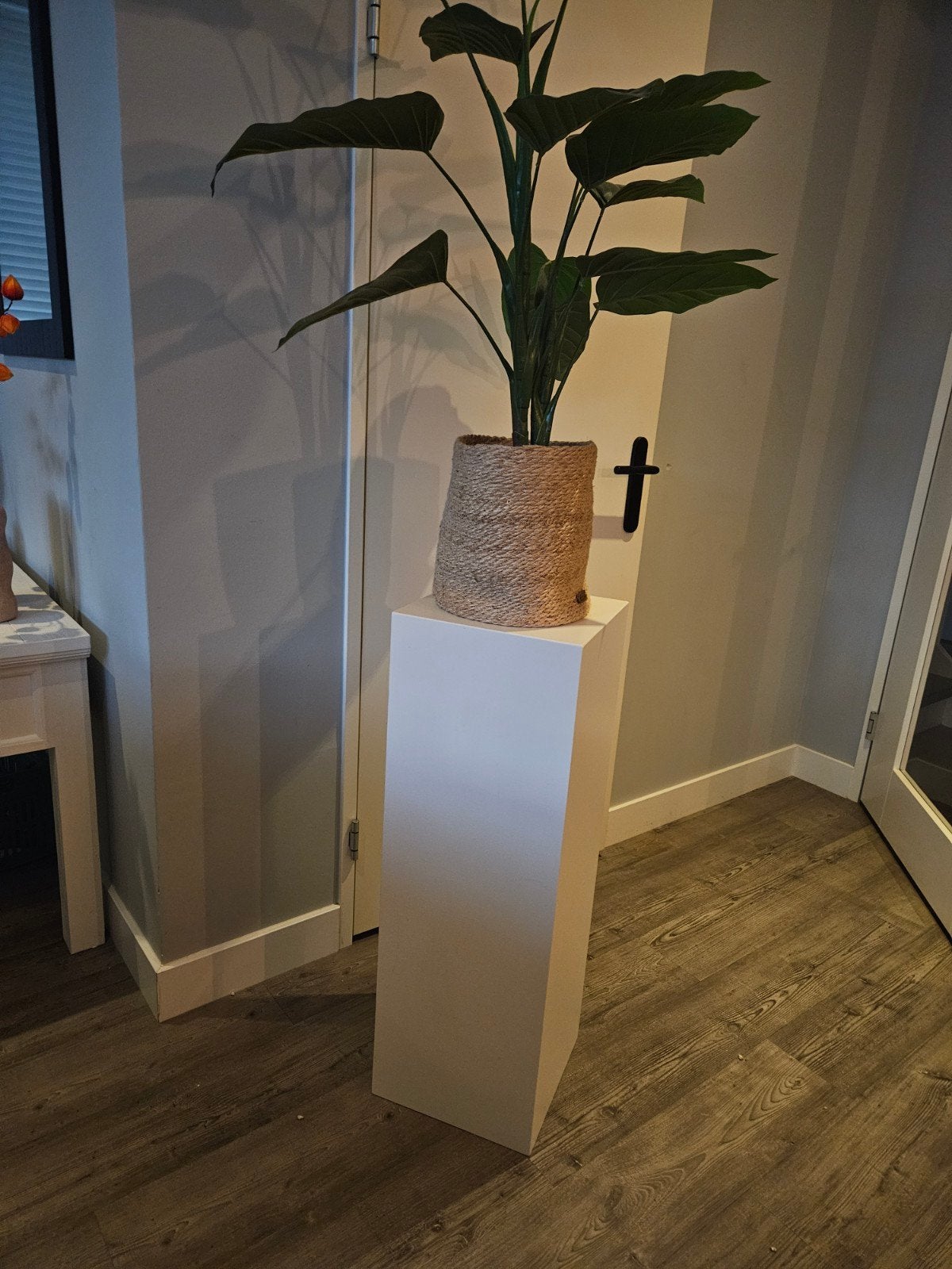 houten sokkel / pilaar ral 9010, Huis en Inrichting, Ophalen of Verzenden, Nieuw